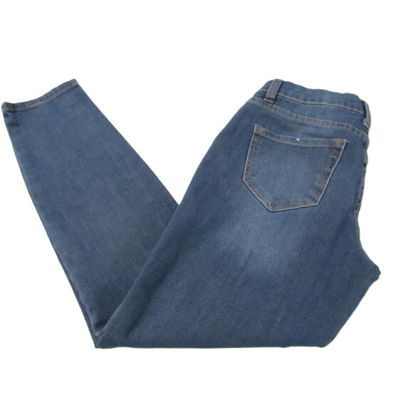 CALI1850 Vintage-Wash Denim Jeans — Button Waist, Slight Thigh Fade, Women’s - Picture 3 of 3